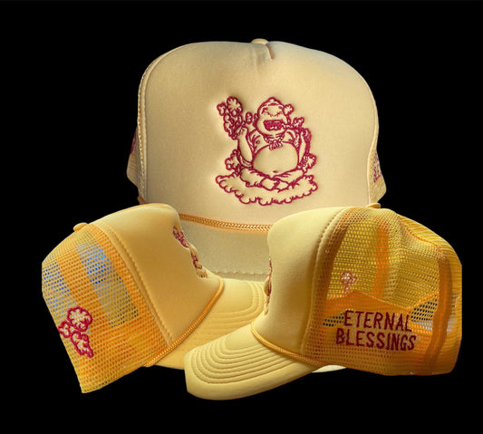 YELLOW “ETERNAL BLESSINGS” TRUCKER HAT