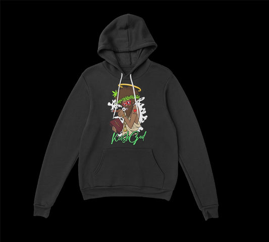 BLACK “KUSH GOD” HOODIE