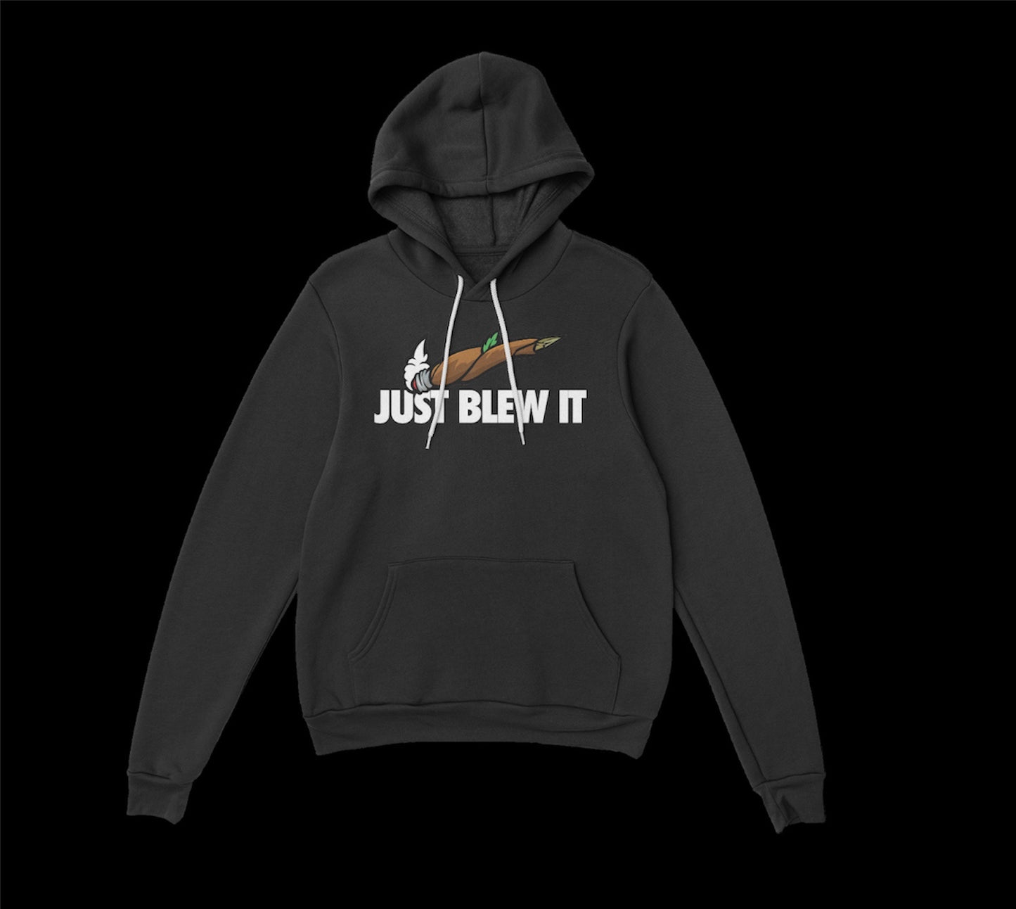 BLACK “JUST BLEW IT” HOODIE