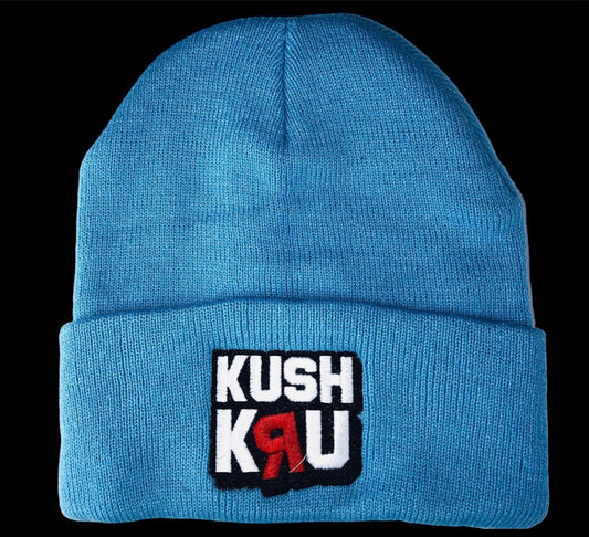 BABY BLUE KUSH KRU BEANIE