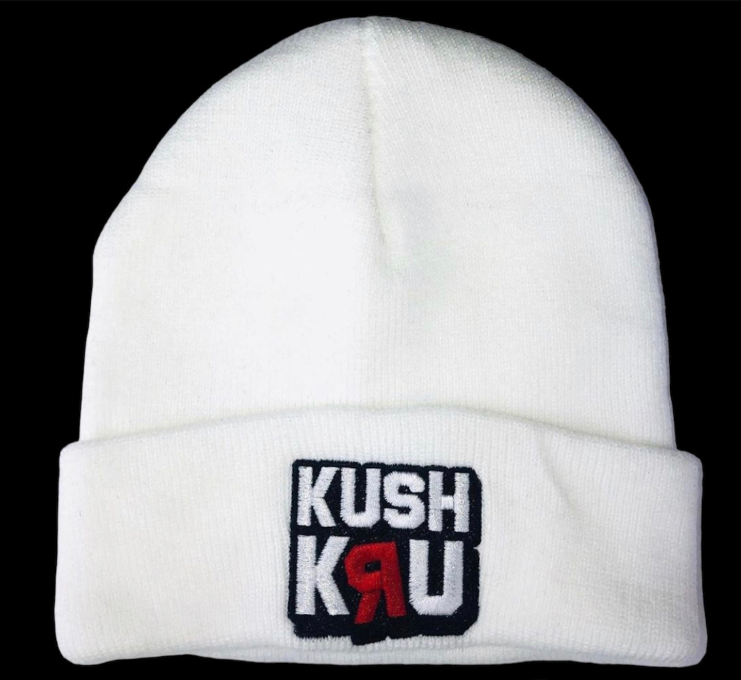 WHITE KUSH KRU BEANIE