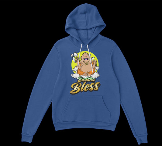 BLUE “BUDDHA BLESS” HOODIE