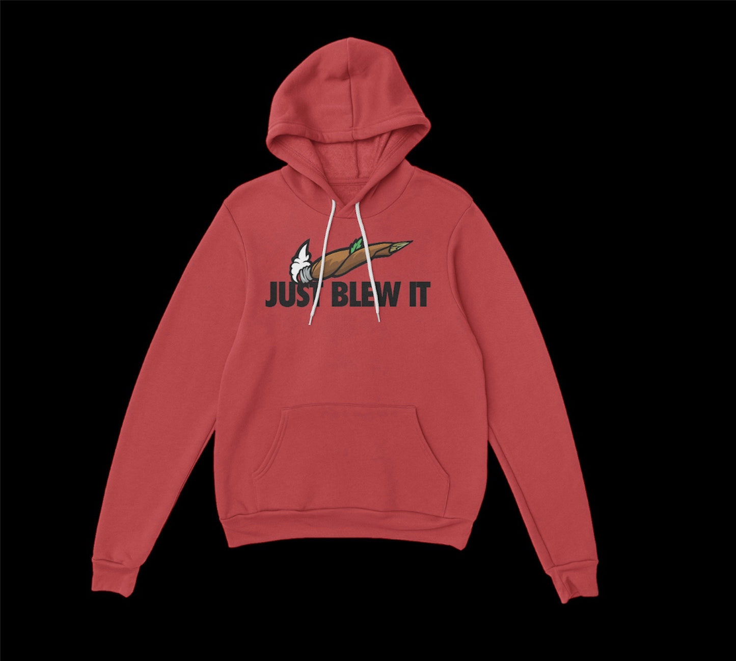 RED “JUST BLEW IT” HOODIE