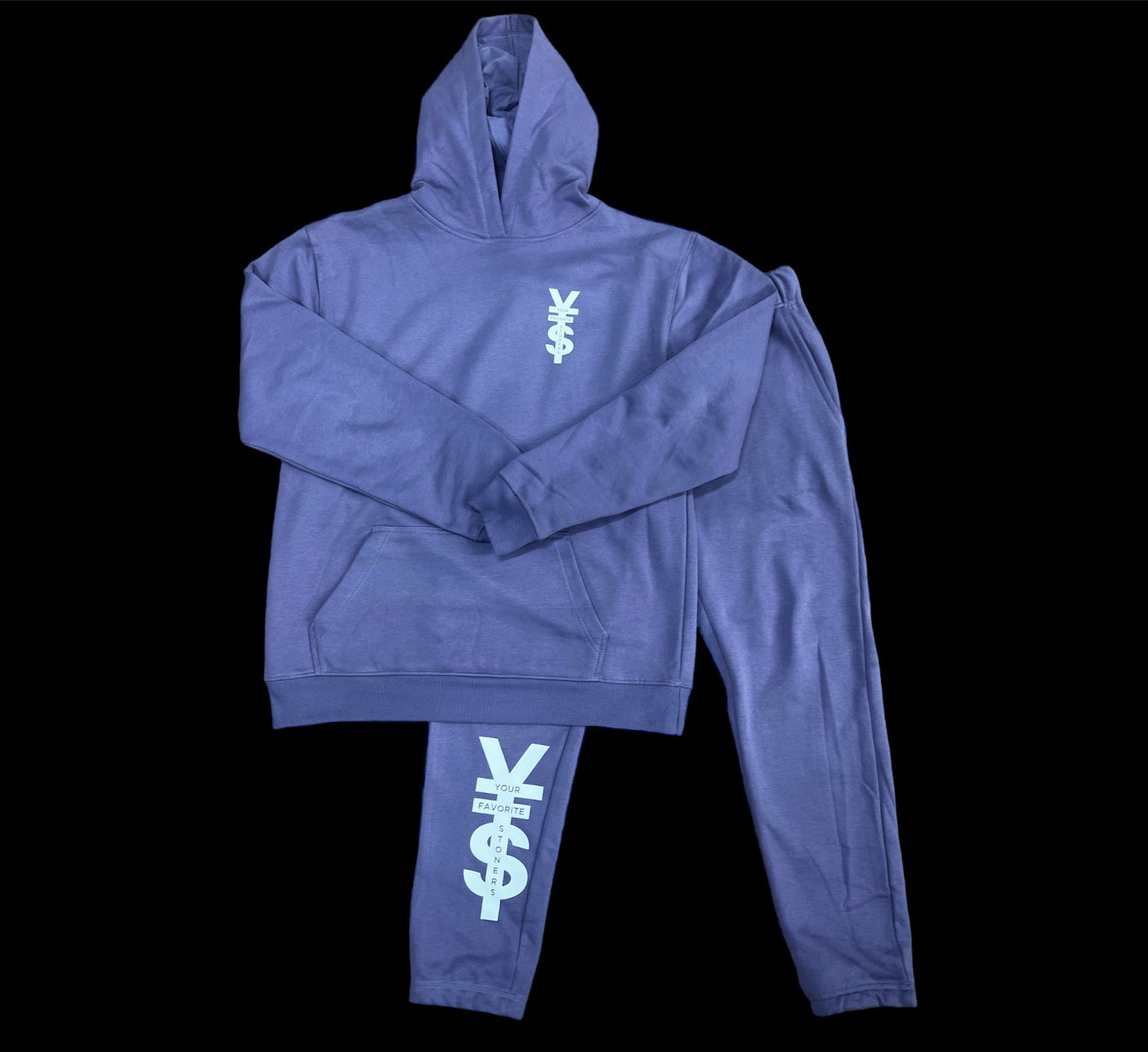 LAVENDER "YFS" HEAVYWEIGHT SWEATSUIT (UNISEX)